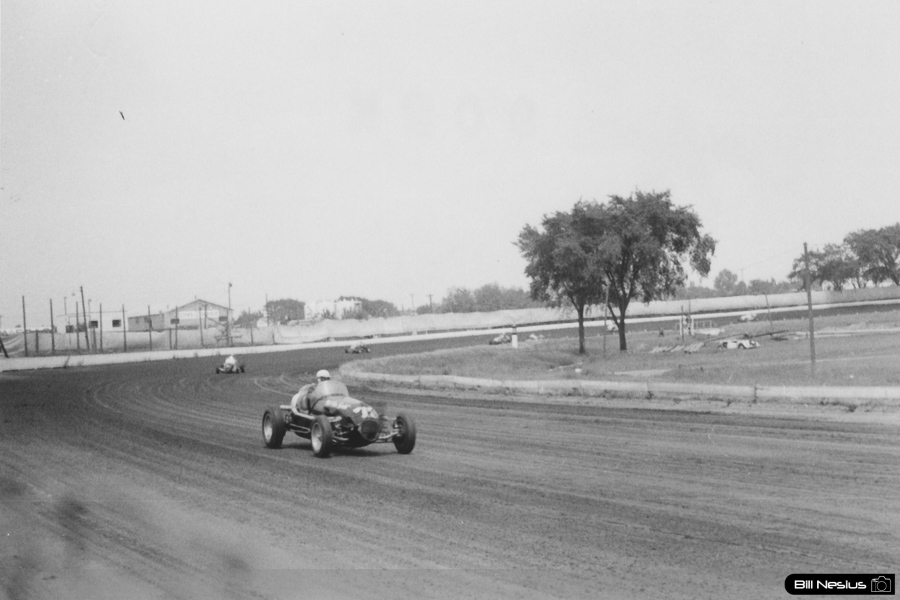 Milwaukee Mile before it was paved. Possibly 1953 / 902K_0001 / 