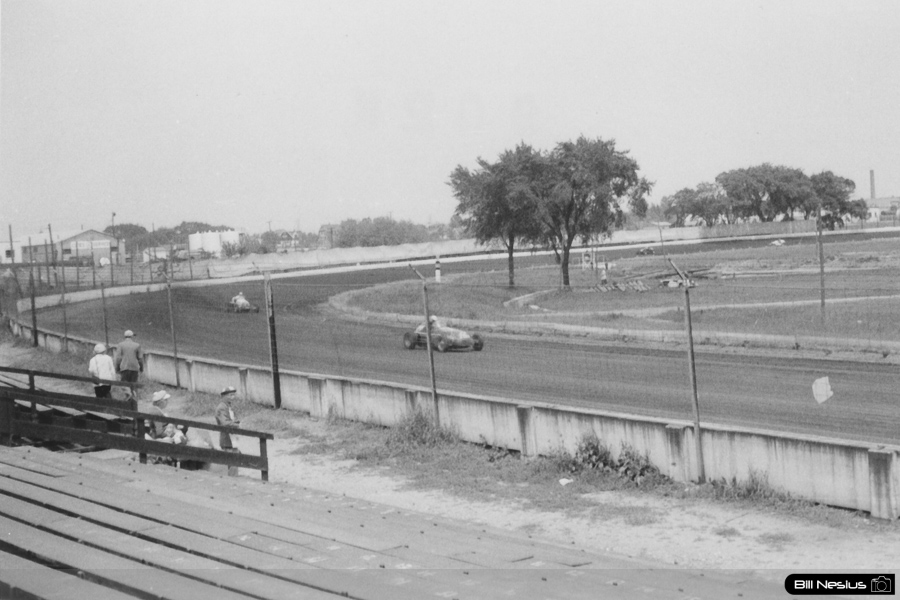 Milwaukee Mile before it was paved. Possibly 1953 / 902K_0002 / 