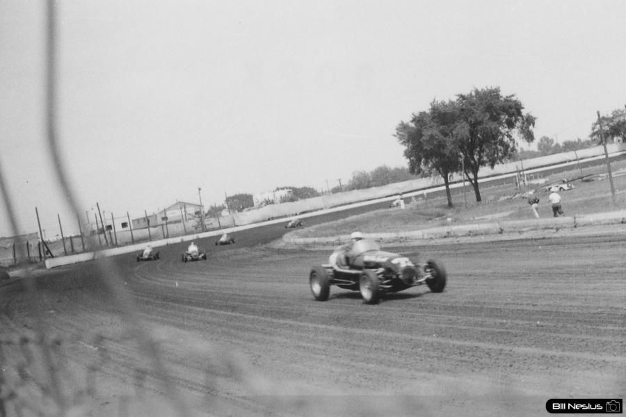 Milwaukee Mile before it was paved. Possibly 1953 / 902K_0007 / 