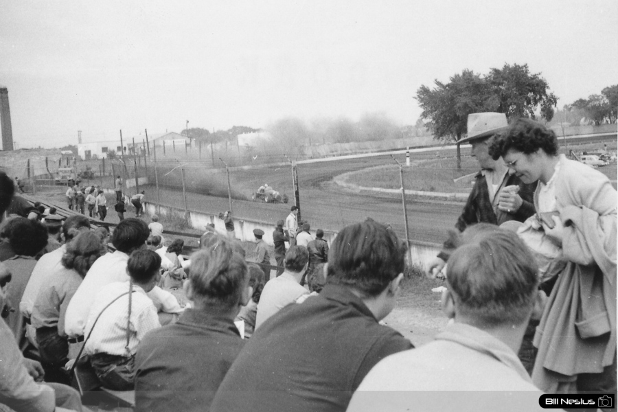 Milwaukee Mile before it was paved. Possibly 1953 / 902K_0012 / 