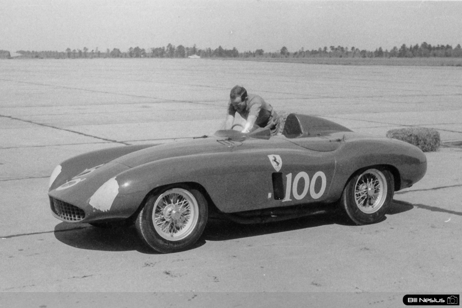 Ferrari 750 Monza Number 100 driven by Harry Woodnorth at Walterboro National Championship Sports Car Race March 10th 1956 / 952_0004 / 