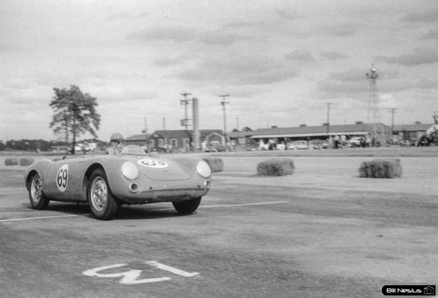 Porsche 550 Number 69 driven by Ed Crawford at Walterboro National Championship Sports Car Race March 10th 1956 / 952_0019 / 