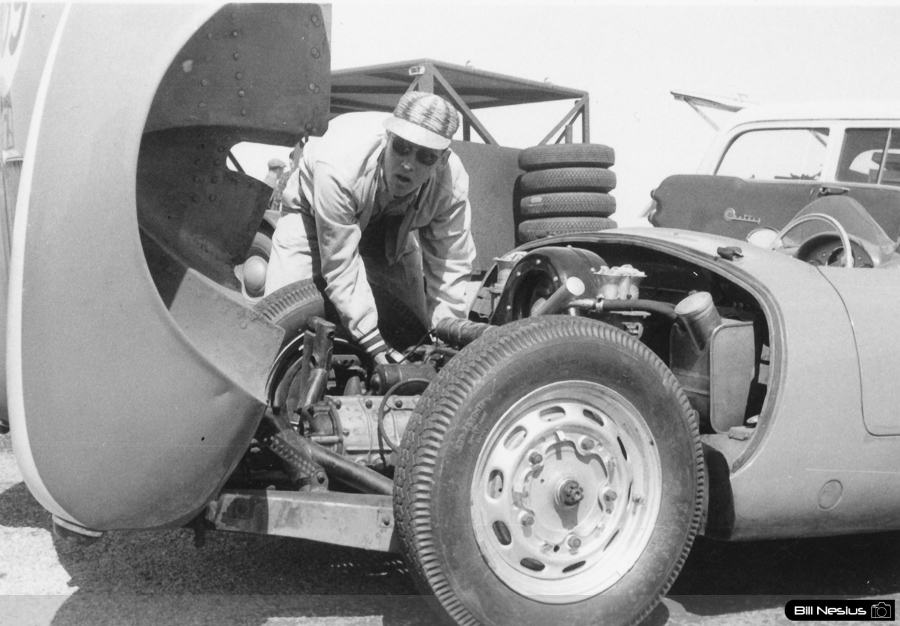 Porsche 550 Number 69 driven by Ed Crawford at Walterboro National Championship Sports Car Race March 10th 1956 / 952_0021 / 