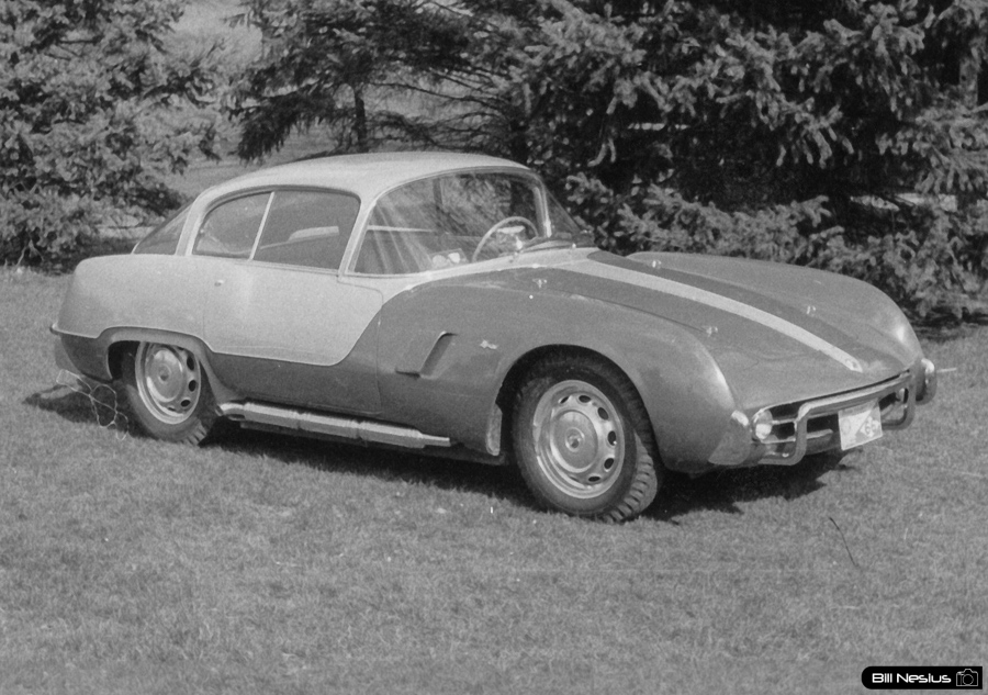Fiat Abarth 209A coupe possibly at Walterboro National Championship Sports Car Race March 10th 1956 / 952_0023 / 
