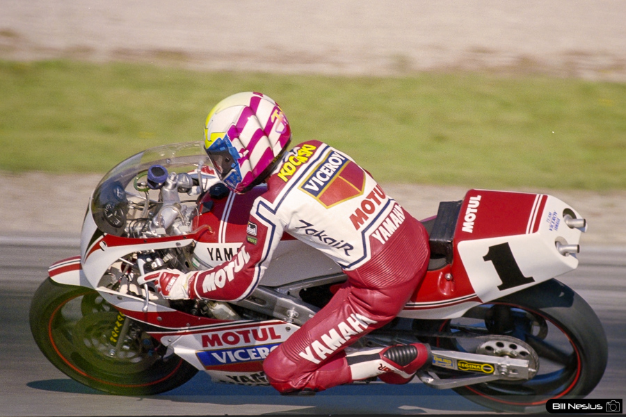 John Kocinski on the Number 1 Yamaha TZ250 / FLM_7084 / 3