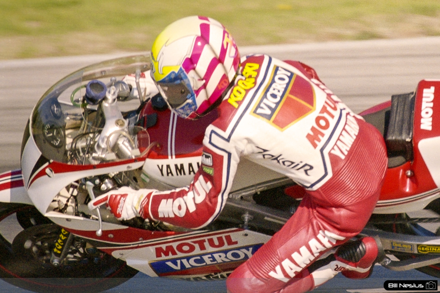 John Kocinski on the Number 1 Yamaha TZ250 / FLM_7086 / 2