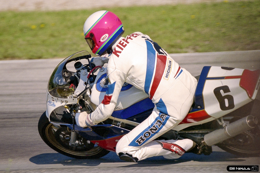 Dave Kieffer on the Number 6 Honda RC30 / FLM_7087 / 