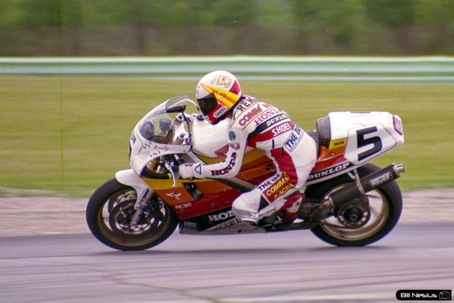 Randy Renfrow on the Number 5 Commonwealth Racing Honda RC30 / FLM_7306 / 3