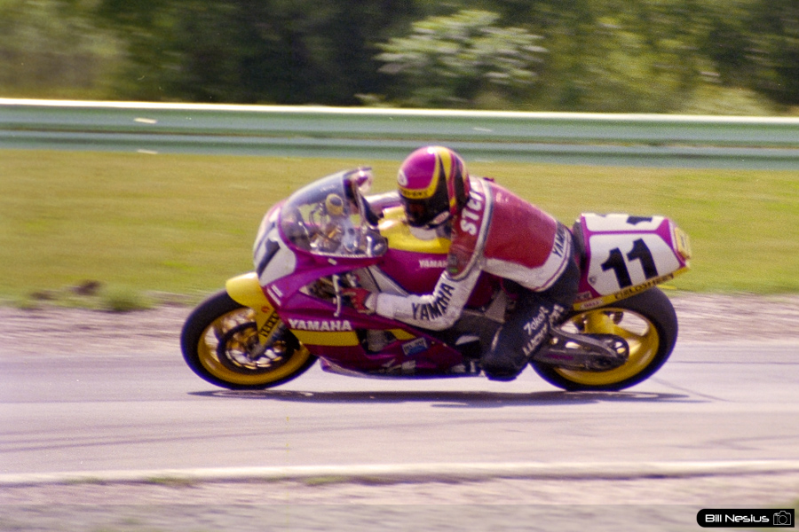 Thomas Stevens on the Number 11 Vance & Hines Yamaha FZR750R / FLM_7307 / 2