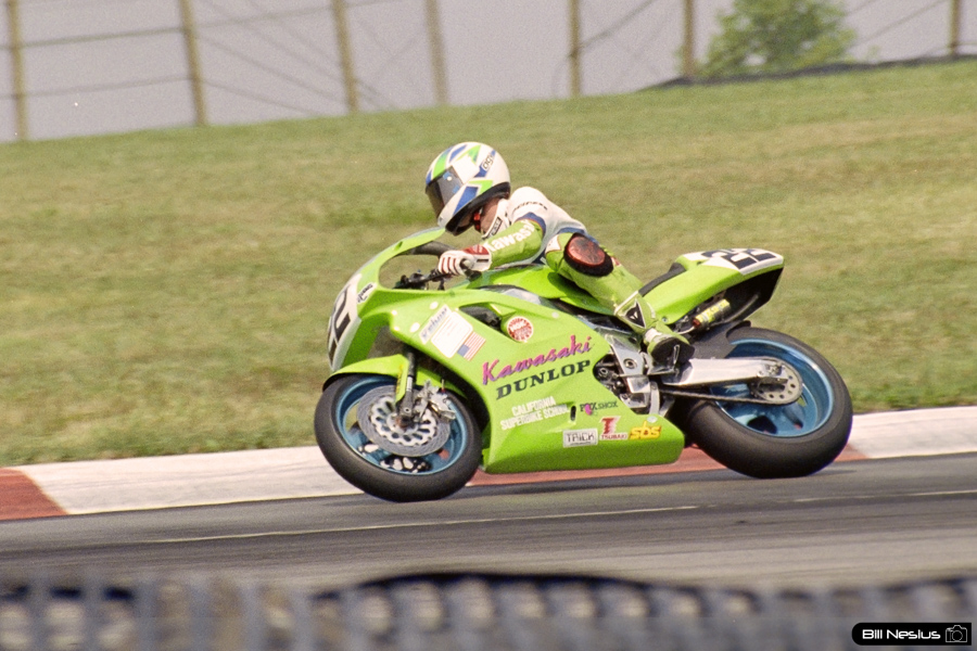 Scott Russell on the Number 22 Kawasaki ZX-7R / FLM_7764 / 3