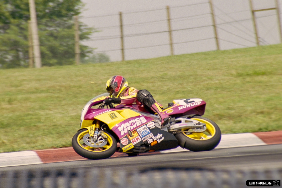 Jamie James on the Number 2 Vance & Hines Yamaha FZR750R / FLM_7771 / 3