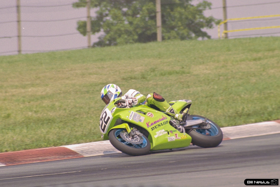 Scott Russell on the Number 22 Kawasaki ZX-7R / FLM_7775 / 3