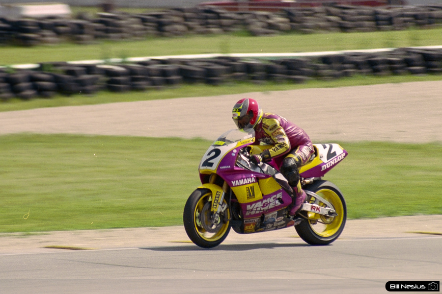 Jamie James on the Number 2 Vance & Hines Yamaha FZR750R / FLM_7489 / 2