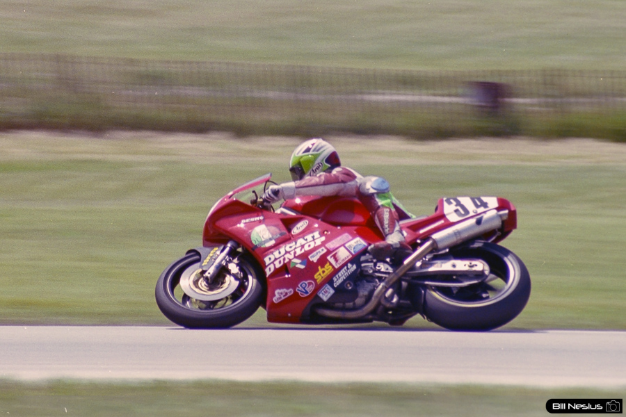 Pascal Picotte on the Number 34 Fast by Ferracci Ducati 888 / FLM_7496 / 2