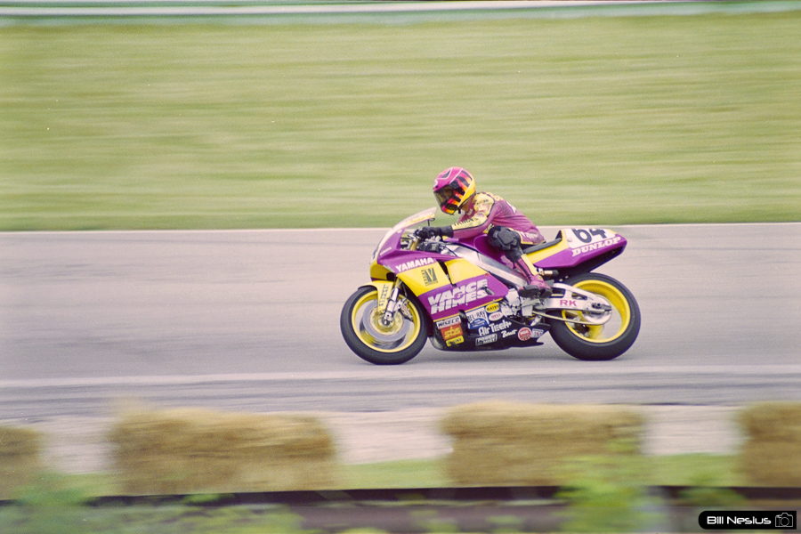 Larry Schwarzbach on the Number 64 Vance & Hines Yamaha FZR750R / FLM_7586 / 3
