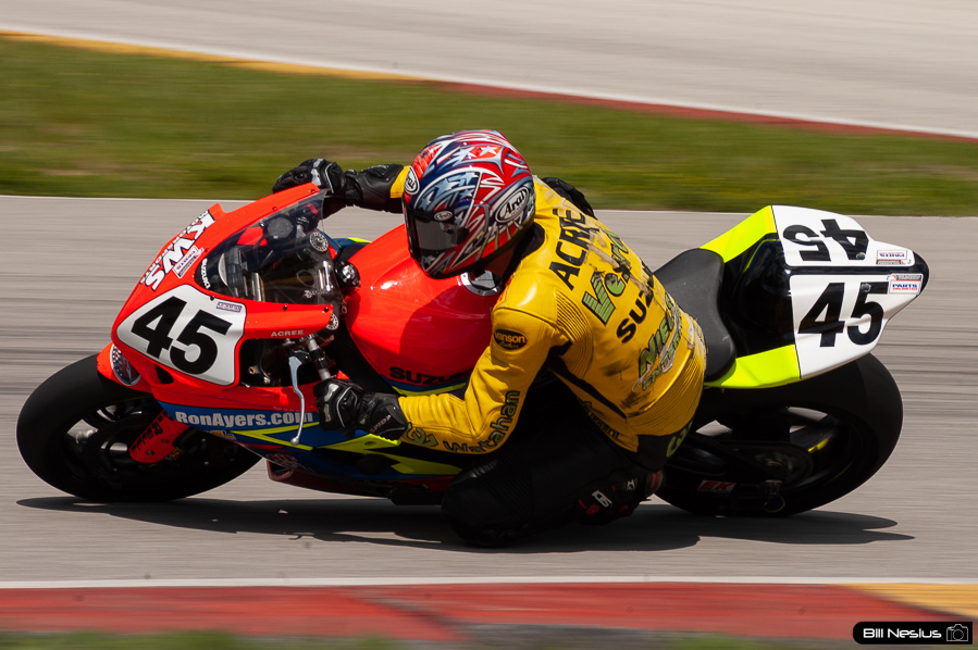 Lee Acree  on the Number 45 KWS Millenium Suzuki GSXR1000 / DSC_1013 / 