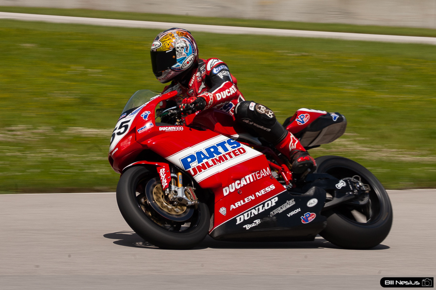 Ben Bostrom on the Number 155 Parts Unlimited Ducati 999R / DSC_1072 / 3