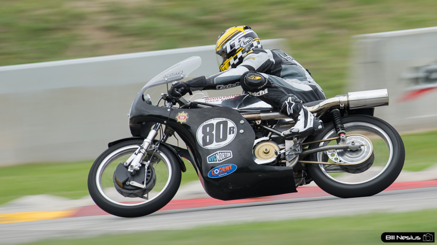 NYC Norton No.80R ridden by Helmi Niederer at Road America T7 / DSC_1616 / 4