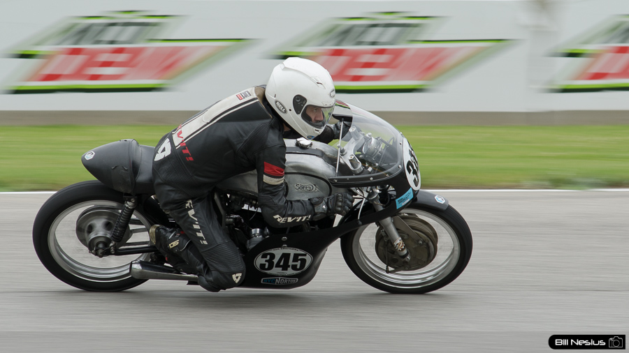 NYC Norton No.345 ridden by Jon Thorndike at Road America T7 / DSC_2016 / 4
