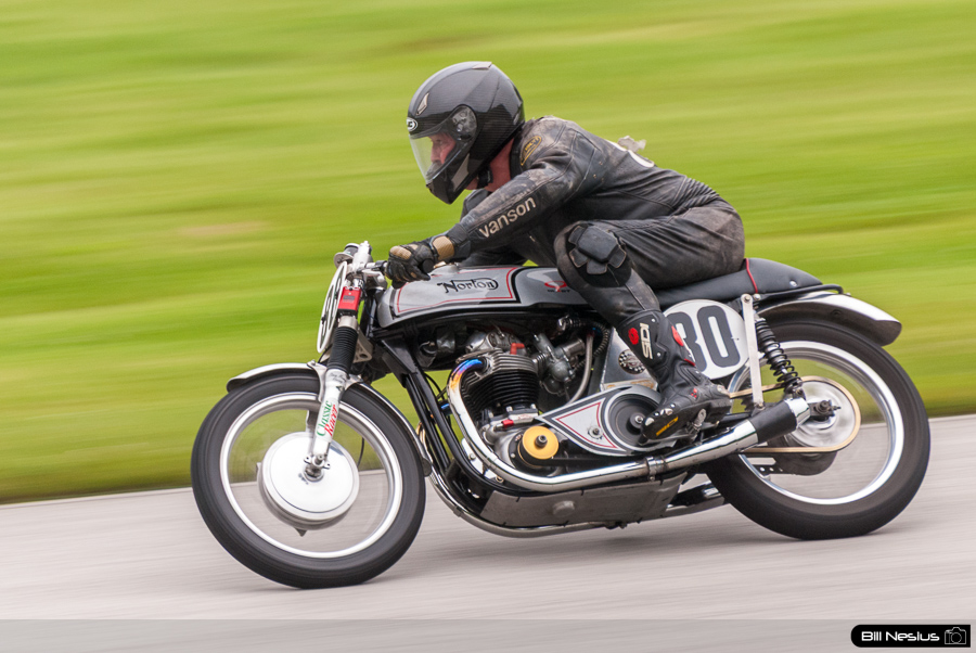 1961 Norton #80 Ridden by Robert Goodpaster in turn 9 at Road America, Elkhart Lake, WI / DSC_2800 / 4