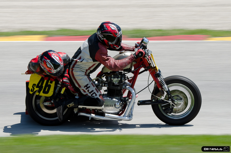Yamaha sidecar #s46 at Road America, Elkhart Lake, WI in turn 7 / DSC_2821 / 4