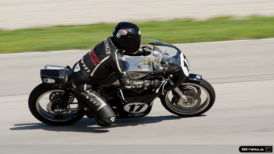 Norton #17 at Road America, Elkhart Lake, WI in turn 7 / DSC_3323 / 4
