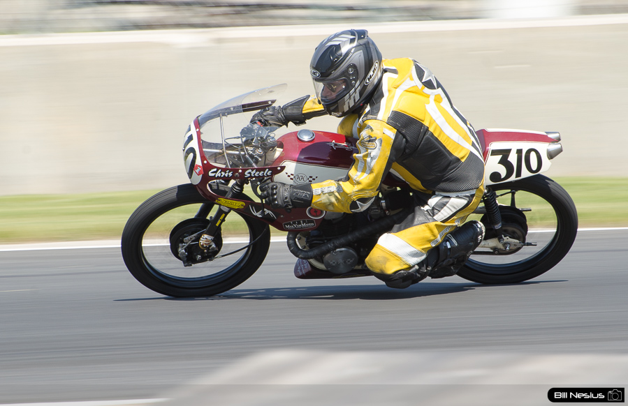 Number 310 in the bend. Road America - AHRMA - 2017 / DSC_4130 / 4