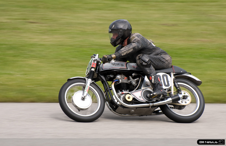 ROBERT GOODPASTER (No.80) on a 60 Norton in turn 9 at Road America, Elkhart Lake, WI / DSC_4157 / 4