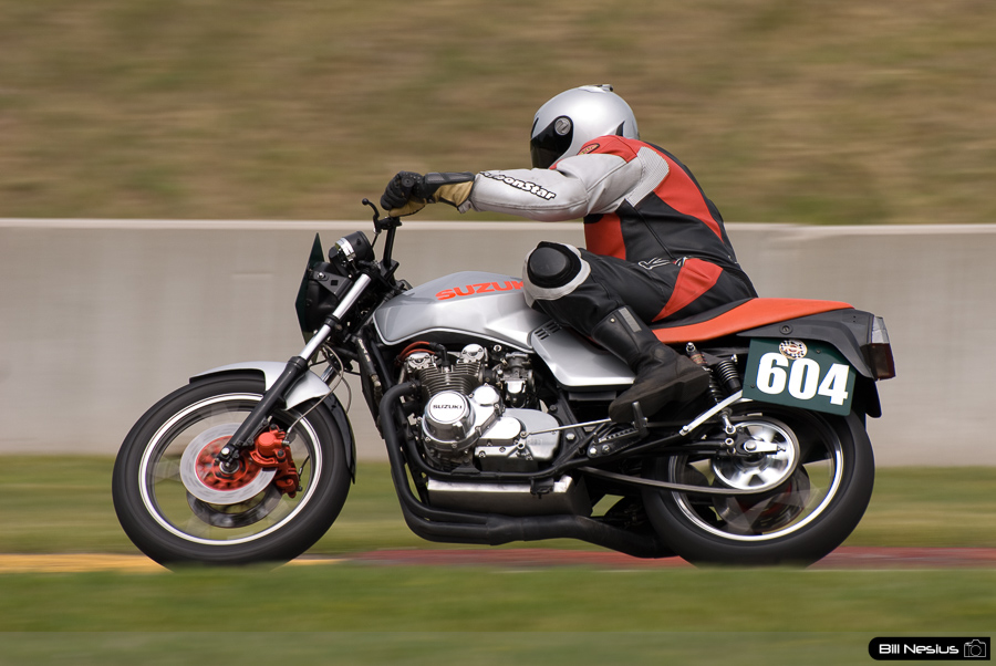 ANTHONY BURKE (No.604) on a 82 Suzuki in turn 7 at Road America, Elkhart Lake, WI / DSC_4344 / 4