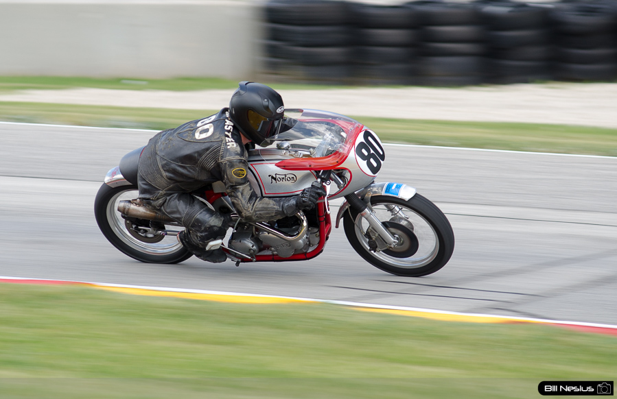 Norton Number 80 in turn 7. Road America - AHRMA - 2017 / DSC_6110 / 4