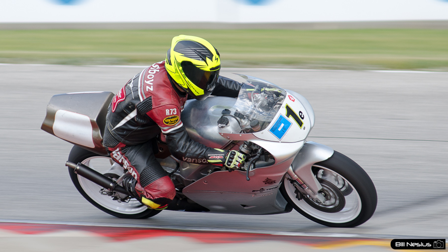 Yamaha Number 1e in turn 7. Road America - AHRMA - 2017 / DSC_6123 / 4