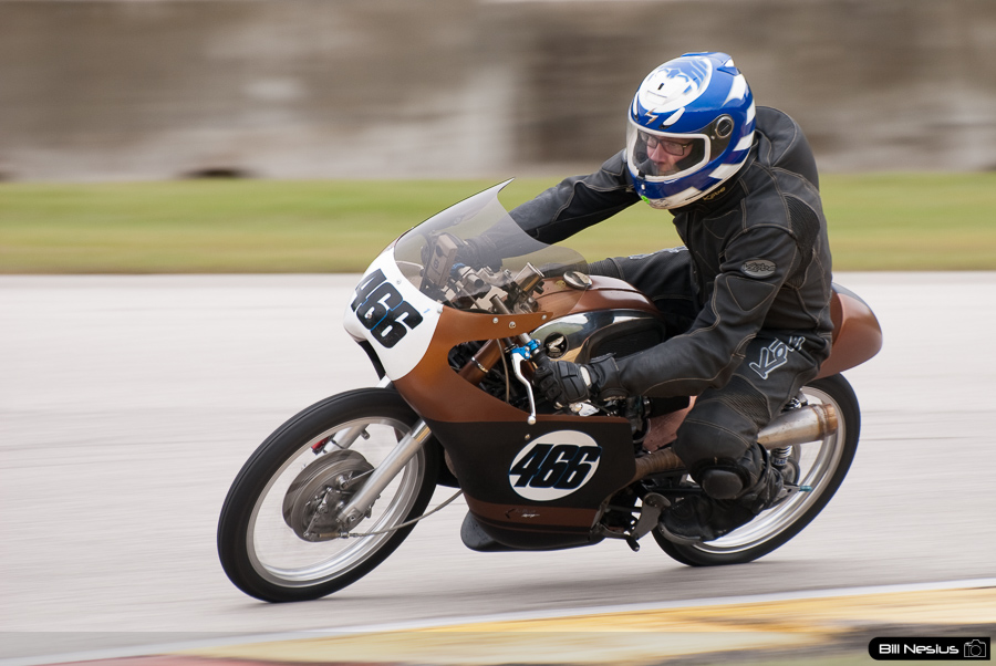 Perry Bradley on a 1966 Honda, No 466 in the bend, Road America, Elkhart Lake, WI
 / DSC_8861 / 4