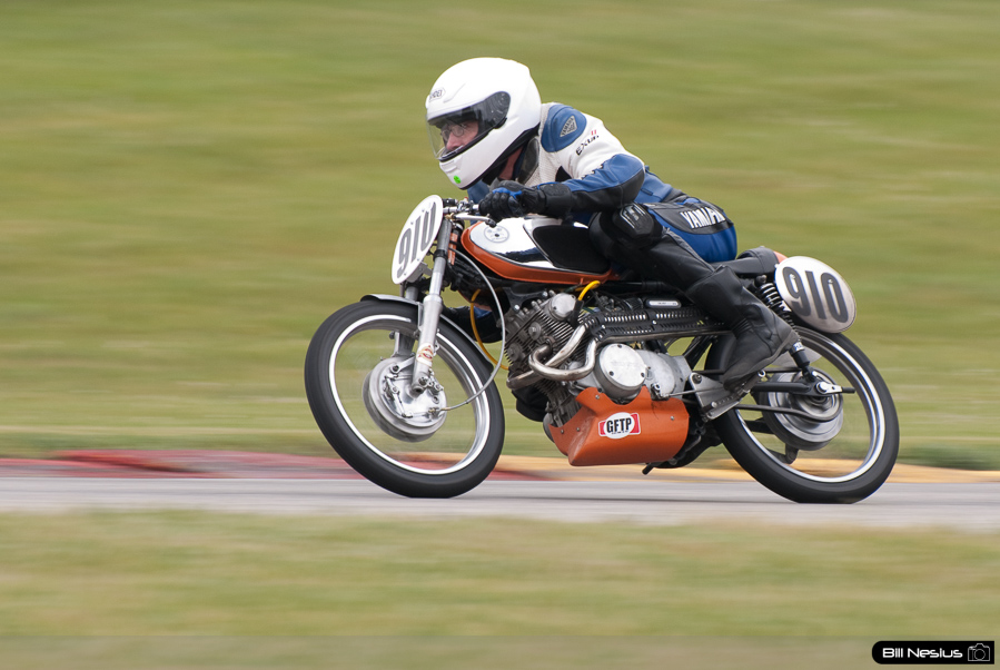 Kevin Knuth on a 1965 Honda, No 910 in turn 7, Road America, Elkhart Lake, WI / DSC_9225 / 4