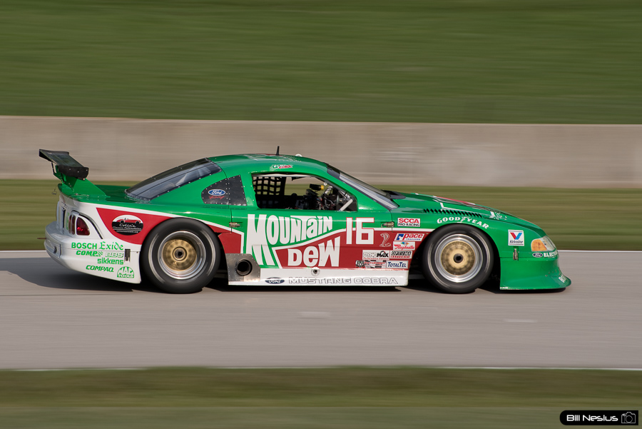 1995 Ford Mustang GT1 Number 16 driven by Colin Comer between turns 3-4 / DSC_3227 / 5