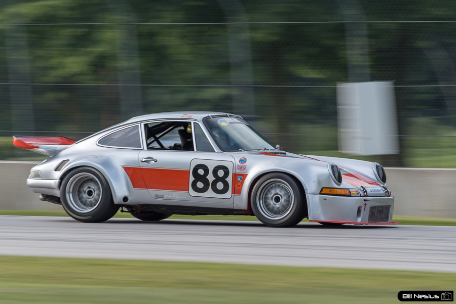 1973 Porsche 911 RSR No.88 driven by Fritz Seidel. Road america, Elkhart Lake, WI Turn 2 / DSC_3257 / 3