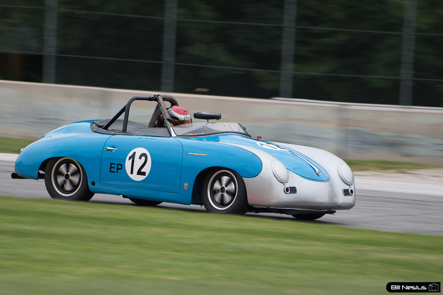 1955 Porsche 356 #12 in turn 1 / DSC_4867 / 4
