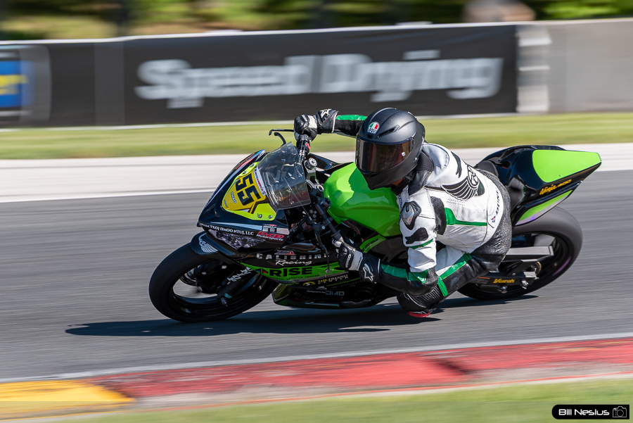 Aden Thao on the Number 55 Calishine Racing Kawasaki Ninja 400 / IMG_2443 / 4