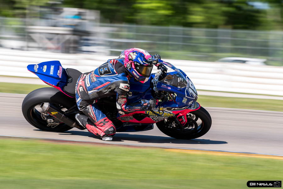 Jackson Blackmon on the Number 18 North East Cycle Outlet Racing Yamaha YZF-R7 / IMG_2861 / 4