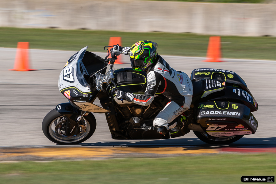 Patricia Fernandez on the Number 87 Saddlemen/Lloydz Garage Indian Challenger / IMG_4627 / 3