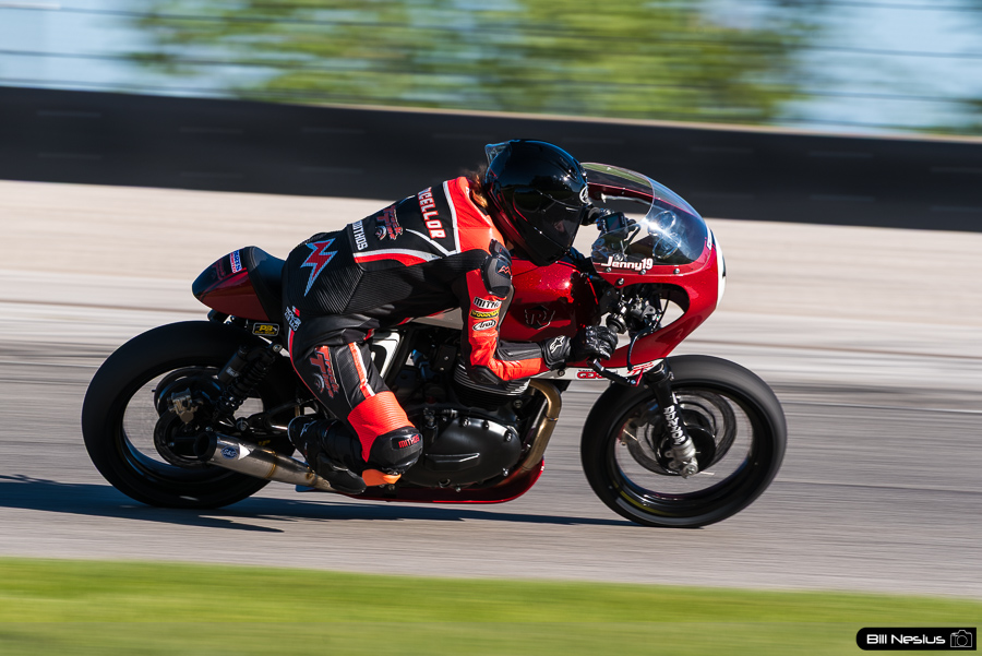 Jennifer Chancellor on the Number 19 BTR Royal Enfield / IMG_4820 / 4