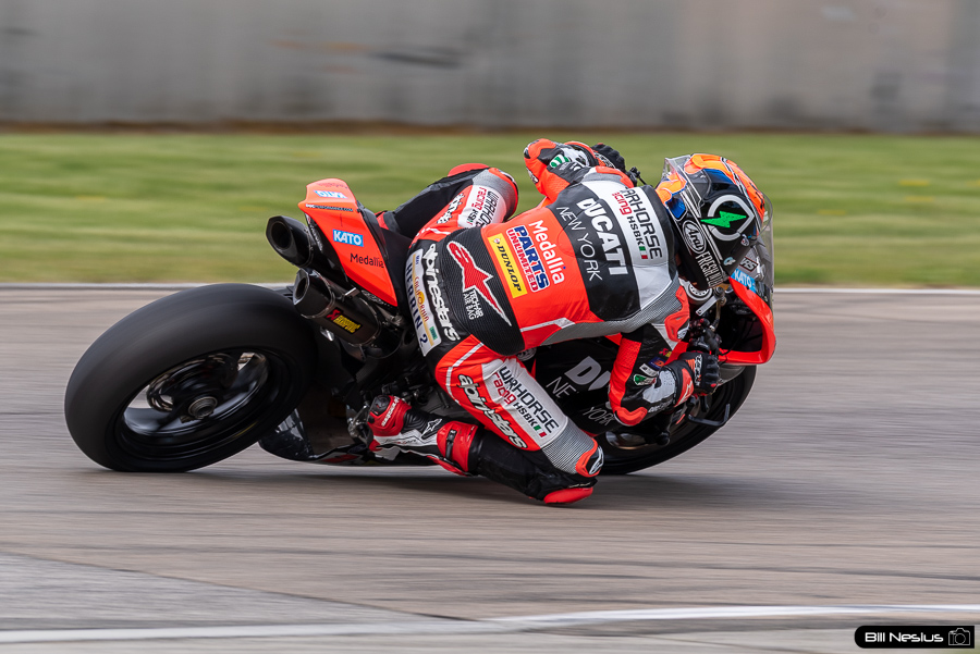Josh Herrin on the Number 2 Warhorse HSBK Racing Ducati Panigale V2 / IMG_5180 / 4