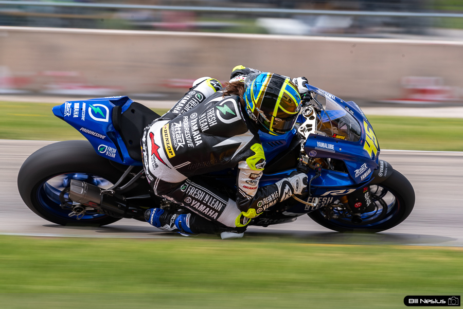 Cameron Petersen on the Number 45 Fresh N Lean Progressive Yamaha Racing Yamaha YZF-R1 / IMG_5431 / 4