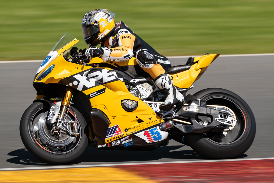 PJ Jacobsen on the Number 15 Rahal Ducati Panigale V4R - IMG_0712 / 3