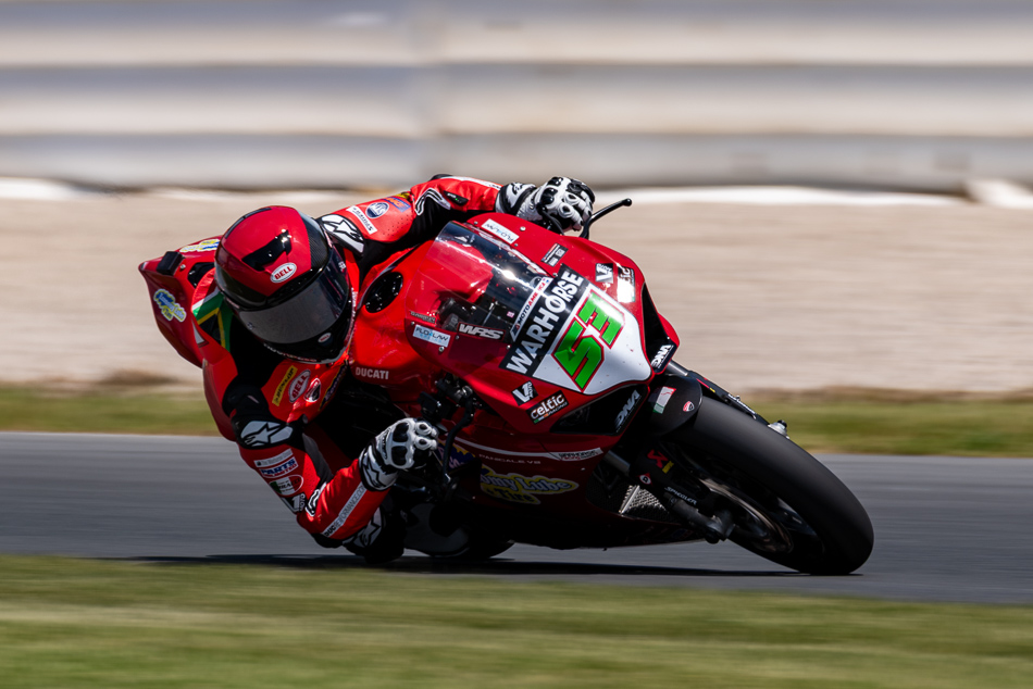 Darryn Binder on the Number 53 Warhorse Ducati Panigale V2 - IMG_1724 / 3