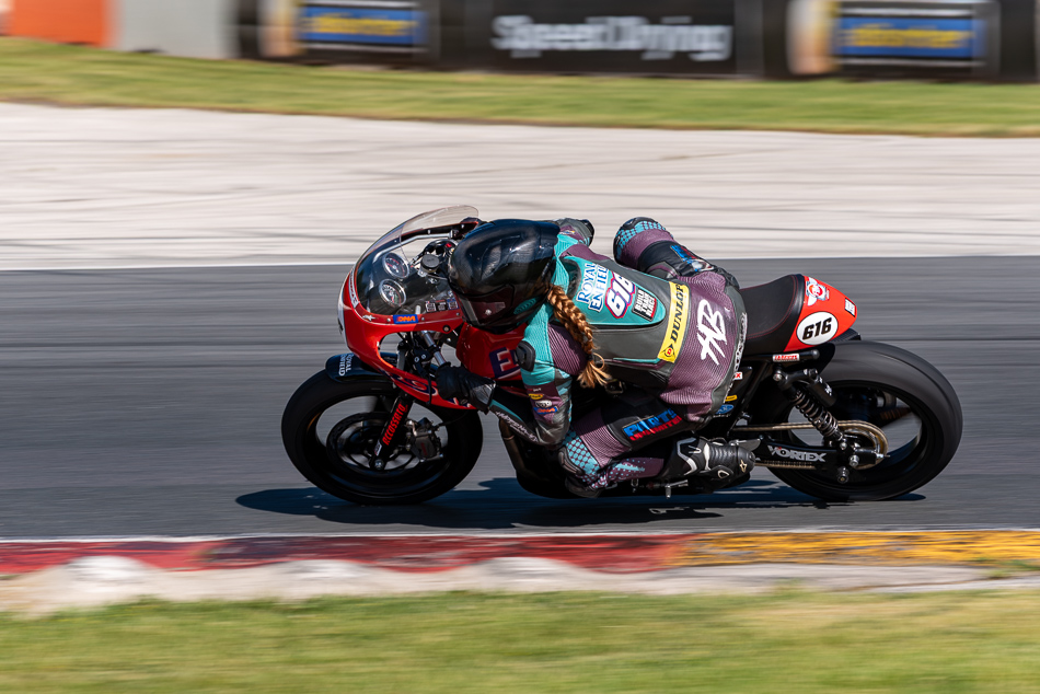 Marie Madura on the Number 616 Royal Enfield Continental GT650 - IMG_9202 / 3